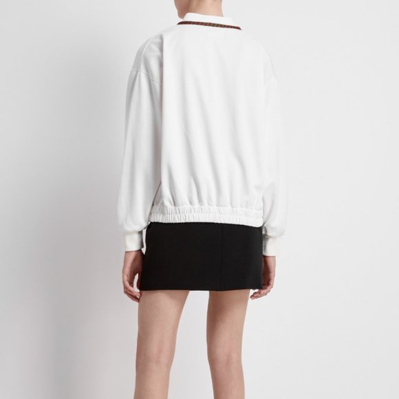 Gucci GG Technical Jersey Cardigan in White NEW W TAGS - Picture 6 of 10